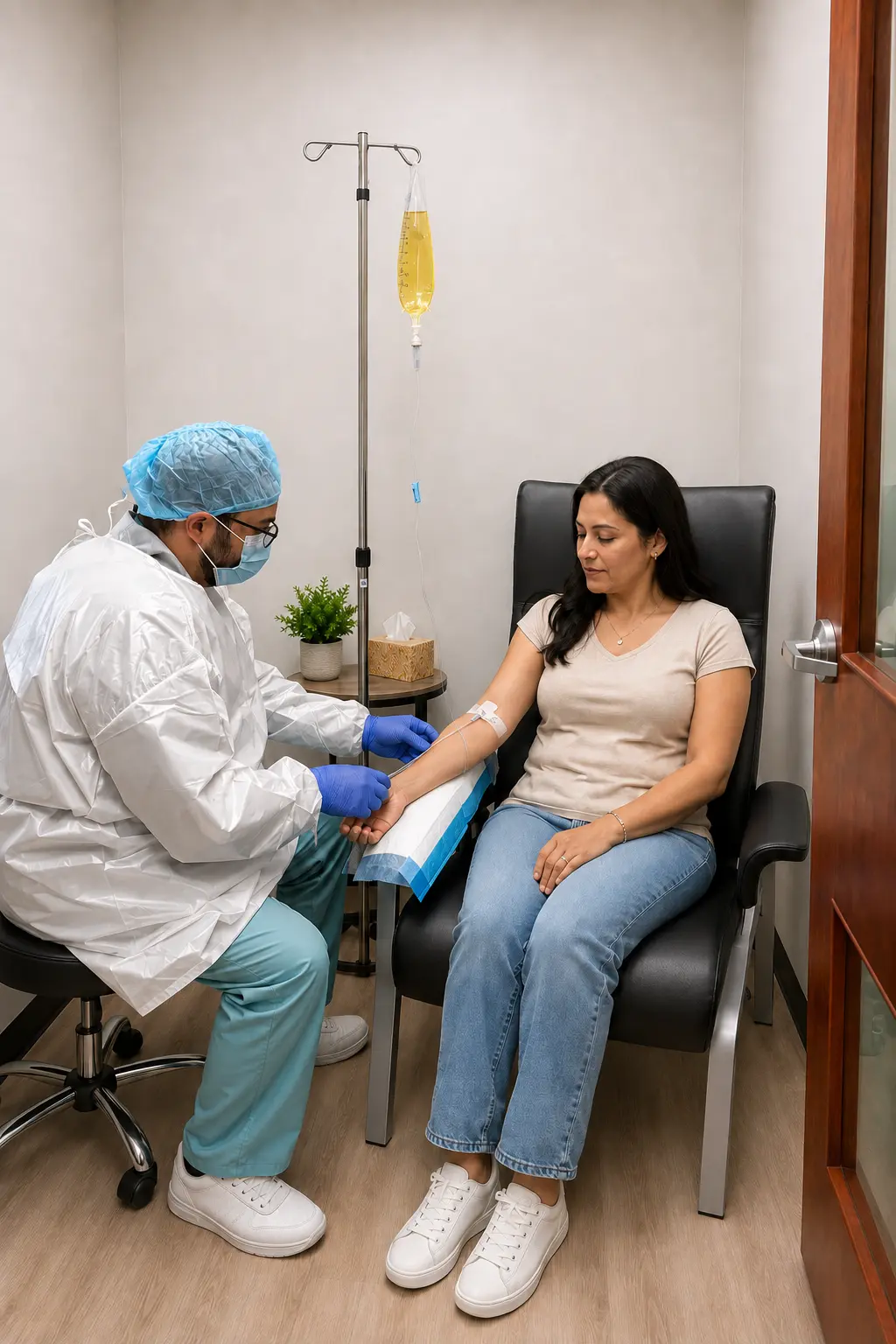 Terapia de sueros y vitaminas