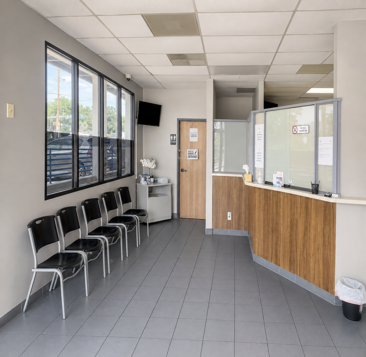 Sala de espera de Clínica Médica Hispana Dallas en Dallas